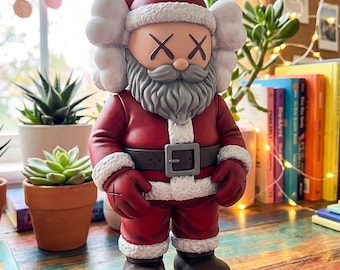 Santa K@WS Character 3D STL File, Desk Accessory STL, Digital Download for 3D Printing