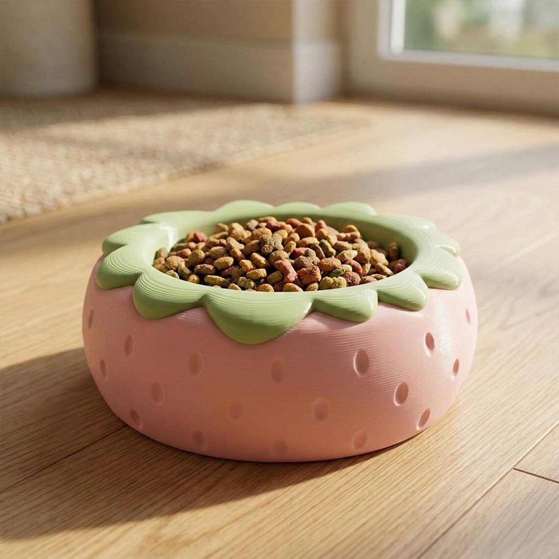 strawberry-pet-bowl-3d-print-file-cute-cat-dog-food-bowl-stl-kawaii