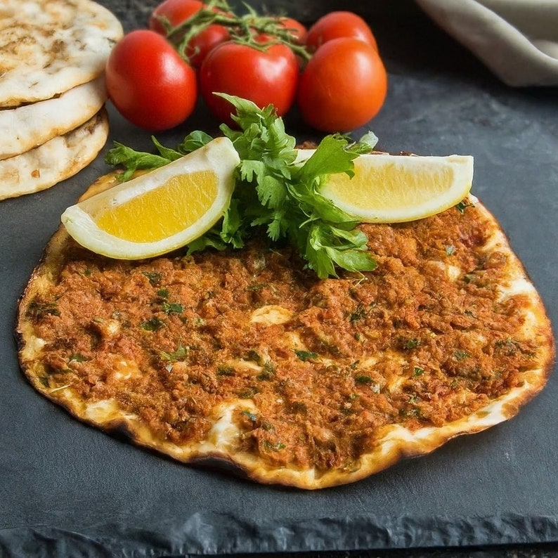 BEST Turkish Traditional Lahmacun Recipe, Turkish Cuisine Lahmacun ...