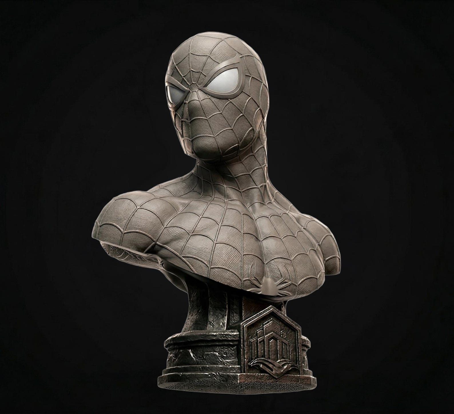 Spider Superhero Bust STL, 3D Print Statue Digital Download, Printable ...