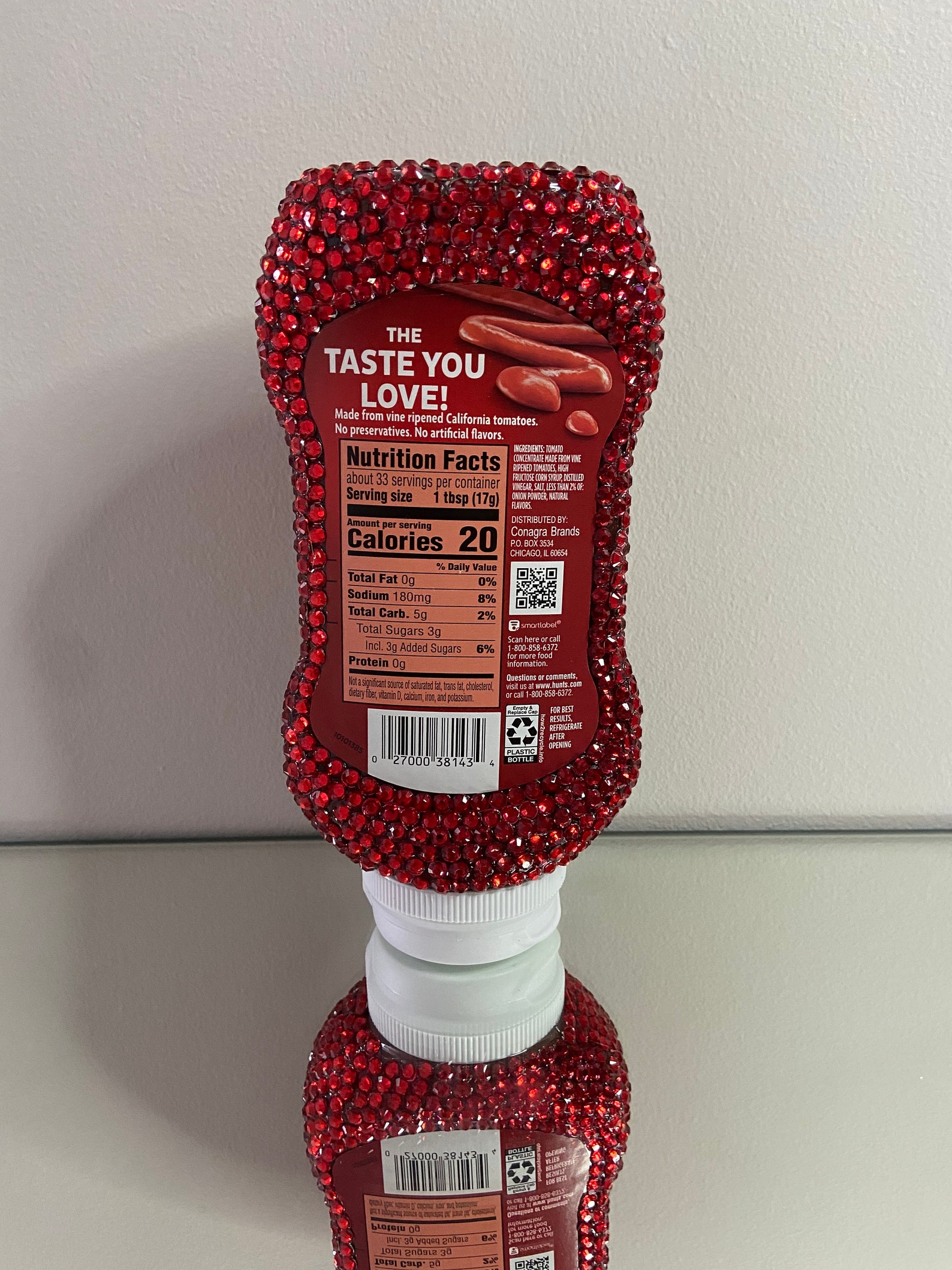 Bling Bedazzled Rhinestone Ketchup Bottle Etsy