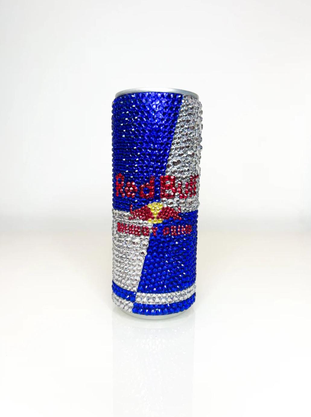 キラキラ輝くラインストーンのレッドブル缶 - Etsy 日本