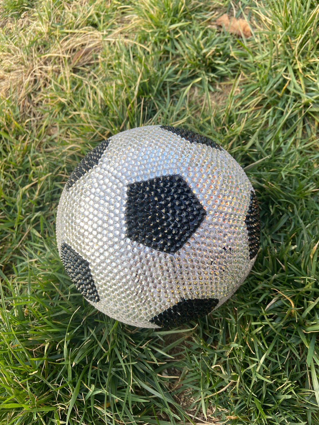Blinged Out Soccer Ball Etsy