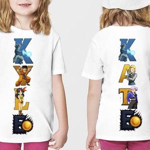 Dragon Ball Z Alphabet PNG Bundle | Anime Letters A-Z With DBZ ...