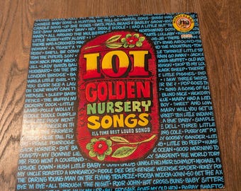 101 Golden Nursery Songs ヴィンテージ ビニールレコード 中古