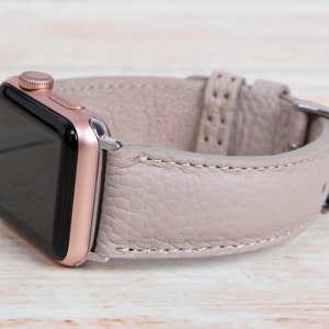 Mink Leather Apple Watch Band 40mm 41mm 42mm 44mm 45mm 46mm 49mm, Women iWatch strap series 10 9 8 7 6 5 SE Ultra 2, Best Gift for mom