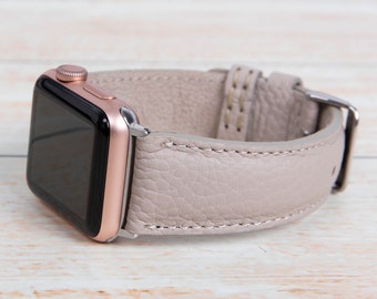 Mink Leather Apple Watch Band: Personalized iWatch Strap