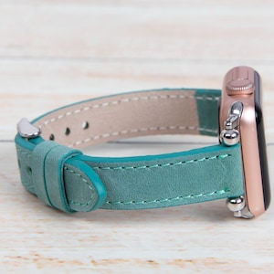 Slim Leather Google Pixel Watch 2 Band Women, Personalized Google Pixel 1 Bands, Slim Valentines Day Gift