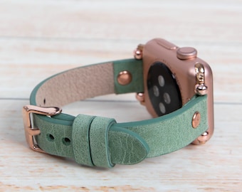 Handmade Leather Fitbit Band: Versa, Sense, Inspire, Charge - Women's Strap