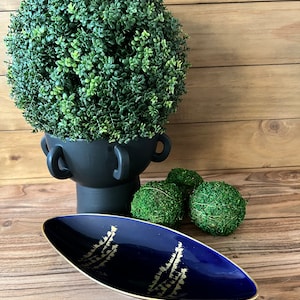 Echt Kobalt Handmalerei trinket dish