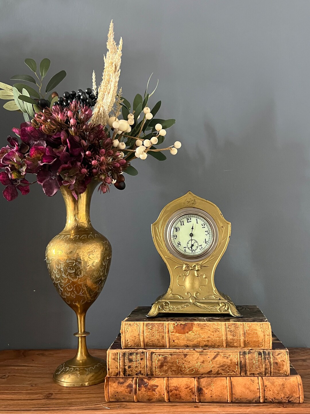 Jennings Brothers Art Nouveau Clock - Etsy