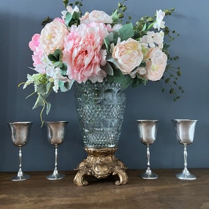 Set of 4 Silver Plated Chalice