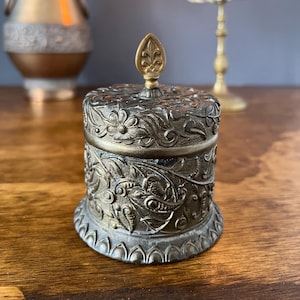 Victorian Bronze Trinket Box