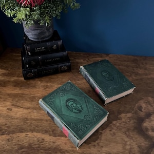 Guy de Maupassant Green Embossed Antique Books