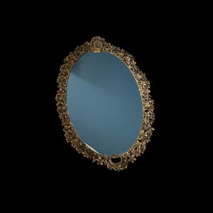 Large Vintage Ormolu Vanity Tray