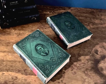 Guy de Maupassant Green Embossed Antique Books