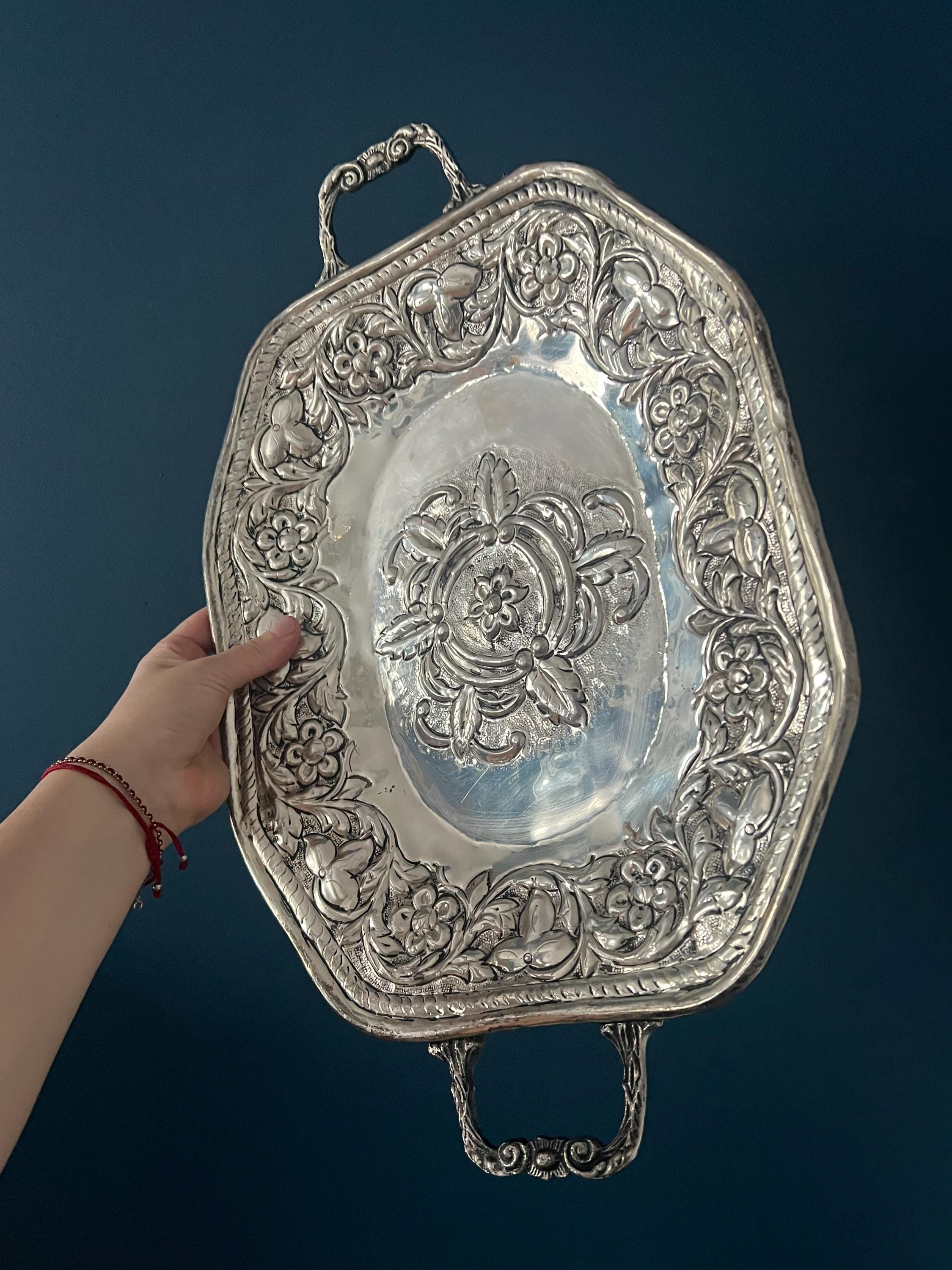 ヴィンテージ銀メッキのルプーセ トレイ - Etsy 日本