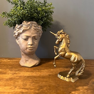 Vintage Brass Unicorn