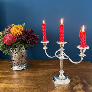 VTG Silver-Plated English Candelabra