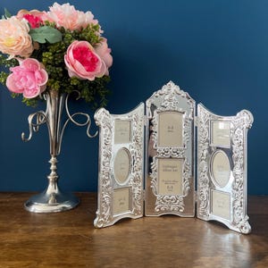 Beautiful VTG Silver Plated  Photo Frame