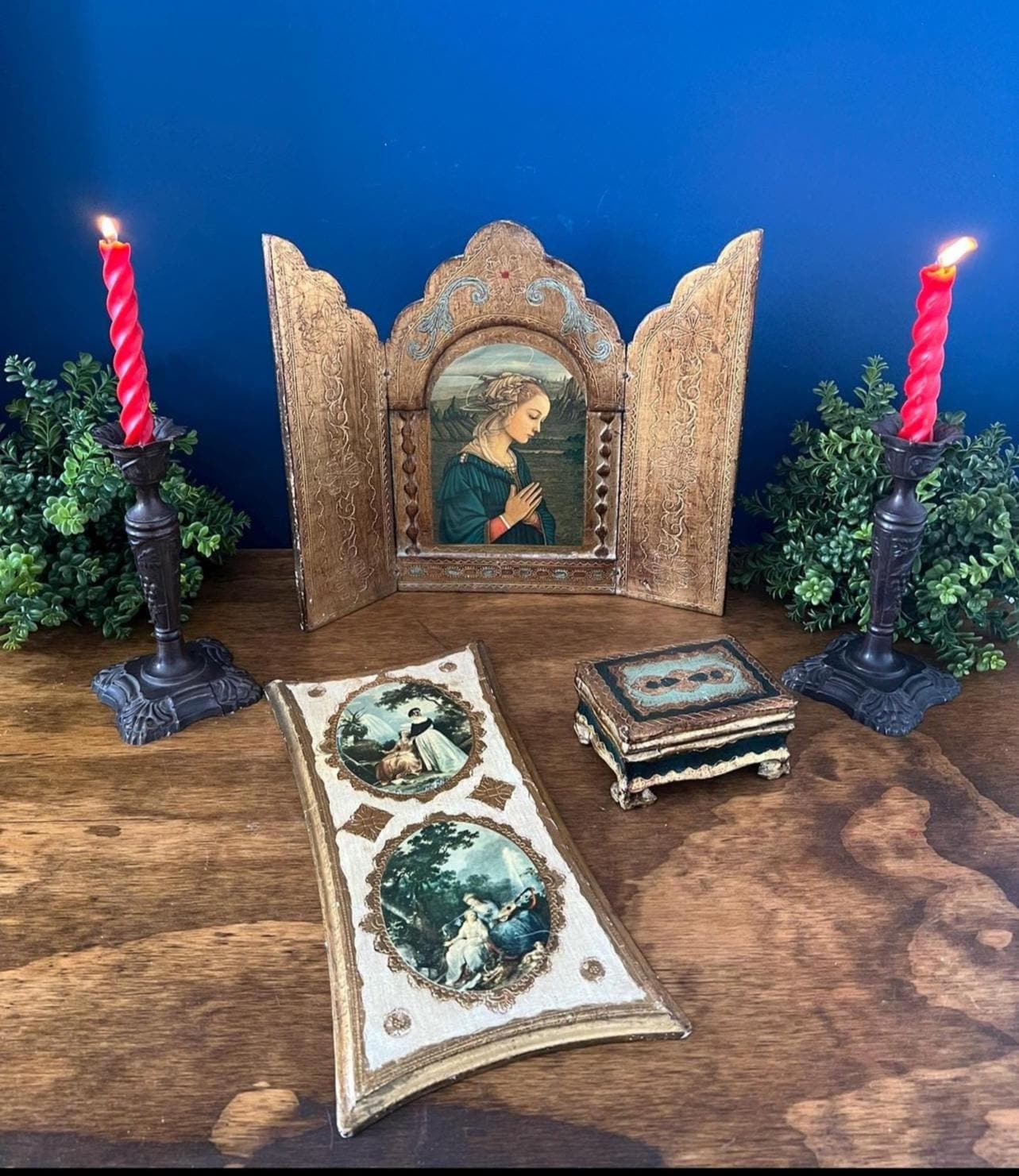 Triptych Madonna - Etsy