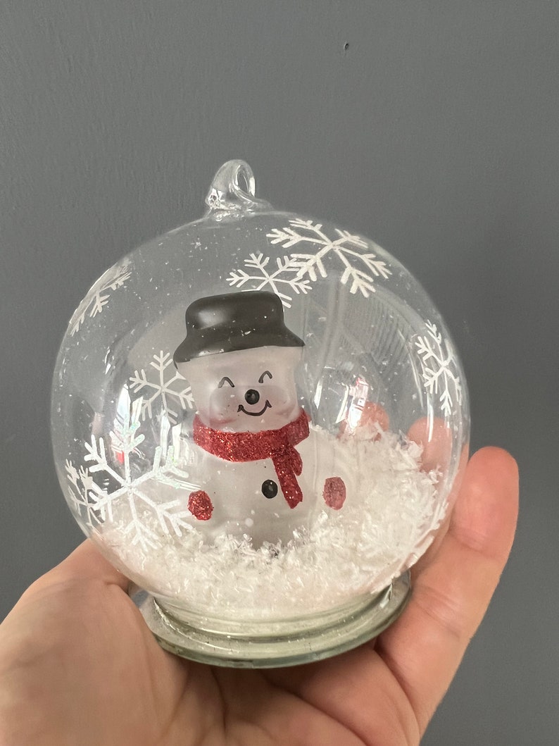 Glass Light up Christmas Ornament Etsy