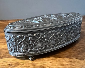 Antique Jennings Brothers Jewelry Casket