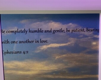 Printable Picture Ephesians 4:2 Humble and Gentle
