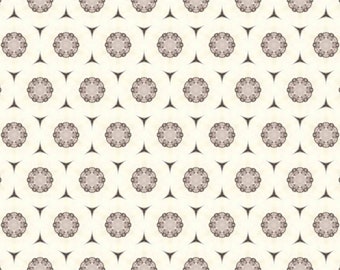 Organic and Sustainable Cream Hexagon Print Handmade Series 3