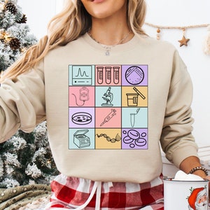 Laboratory Sweatshirt, Medical Scientist Sweatshirt, Laboratory Tech sweatshirt, Lab science shirt, Chemistry Sweatshirt, Hematology shirt