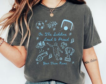 Soccer Lover shirt, Mom Soccer Shirt, Gift for Soccer lover, Soccer Fan Gifts, Soccer Mama T-shirt, Doodle soccer shirt, soccer game shirt