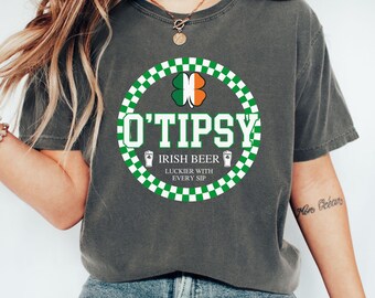 St Patricks Day Shirt, Clover shirt, Shamrock Shirt,  St Paddys shirt, Drink shirt St Patricks day tee, Funny St patricks shirt, Otipsy