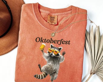 Oktoberfest shirt, Racoon oktoberst shirt, Oktoberfest tee, German festival shirt, Beer lover gift, October beer shirt, german beer shirt