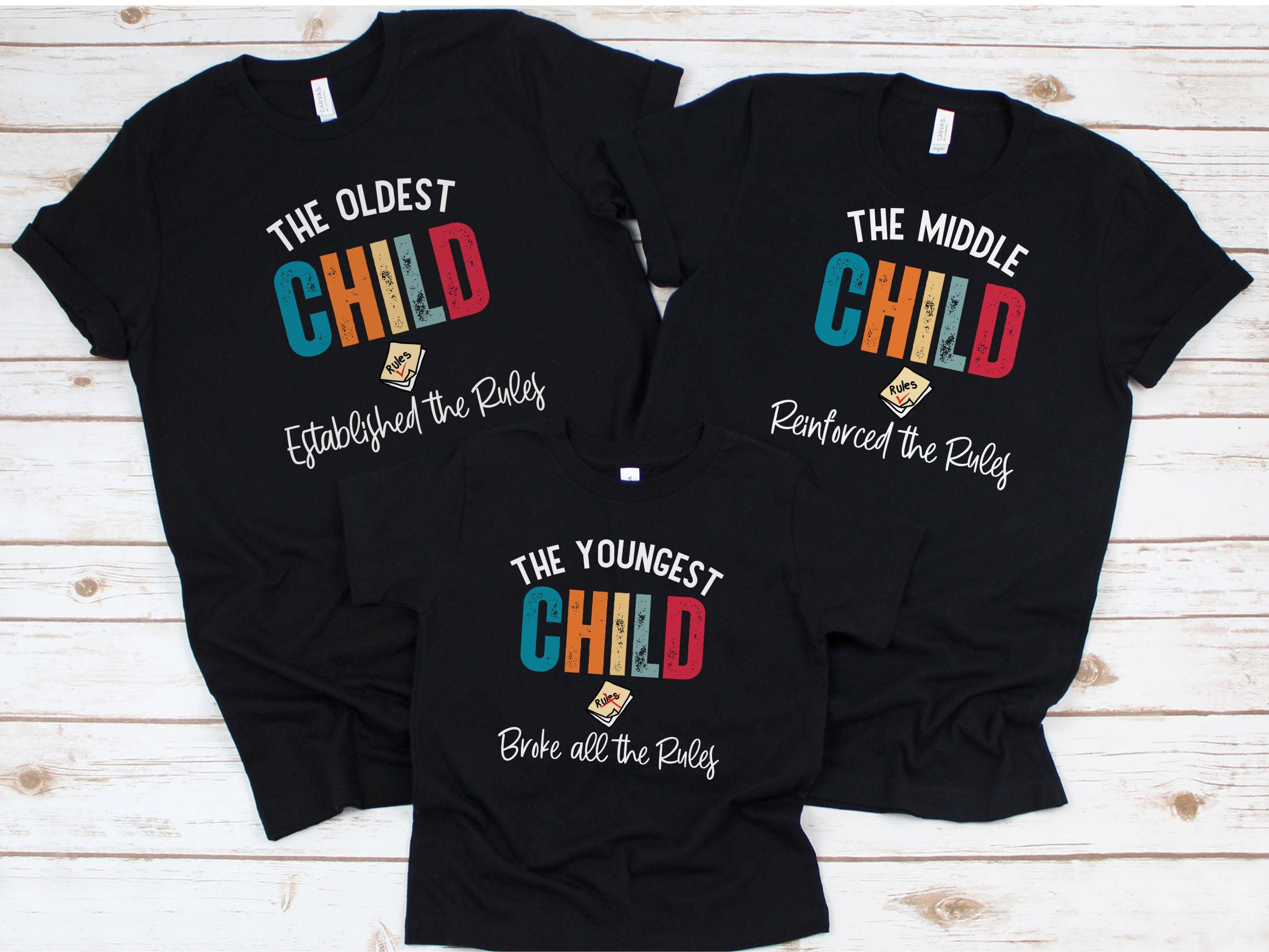 Funny Matching Sibling T-shirts, Funny Matching Family Shirts, Sibling ...