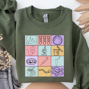 Laboratory Sweatshirt, Medical Scientist Sweatshirt, Laboratory Tech sweatshirt, Lab science shirt, Chemistry Sweatshirt, Hematology shirt