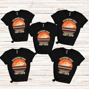 Birthday cruise shirts Custom birthday shirts, matching cruise birthday shirts, birthday crew shirts Cruise Party shirts, Birthday Crew tees