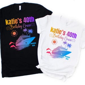 Birthday cruise shirts Custom birthday shirts, matching cruise birthday shirts, birthday crew shirts Cruise Party shirts, Birthday Crew tees