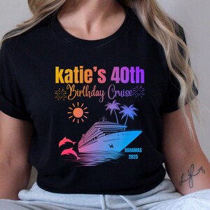Birthday cruise shirts Custom birthday shirts, matching cruise birthday shirts, birthday crew shirts Cruise Party shirts, Birthday Crew tees