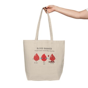 Blood bank Tote Bag, Lab Scientist Tote Bag, Blood Transfusion tote bag,  Gift For Medical Lab Scientist, Lab Tech Bag, Blood bank  Bag