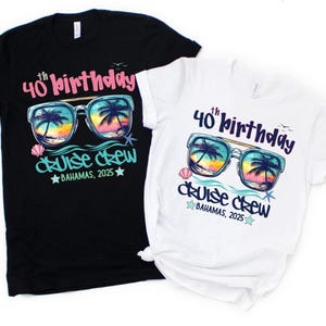 Birthday cruise shirts Custom birthday shirts, matching cruise birthday shirts, birthday crew shirts Cruise Party shirts, Birthday Crew tees