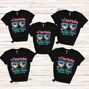 Birthday cruise shirts Custom birthday shirts, matching cruise birthday shirts, birthday crew shirts Cruise Party shirts, Birthday Crew tees