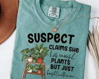 Plants shirt, Gardening shirt, Never enough plants t-shirt, Garden lover gift, Crazy plant person gift, Plant lover gift, Funny plant shirt