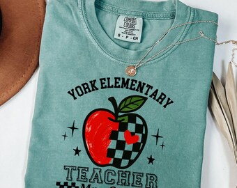 Teacher shirts, Custom Teacher name shirt, School name shirt Back to school teacher tee, Teacher Matching shirts, Teacher team shirts, Tees