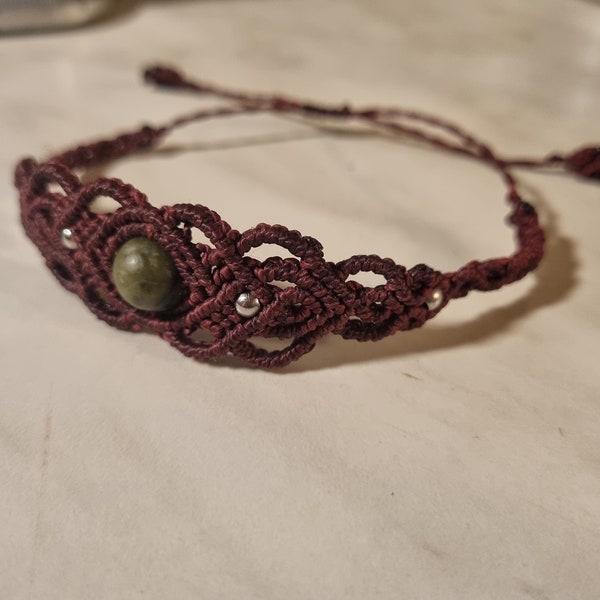 Bracelet micro macramé