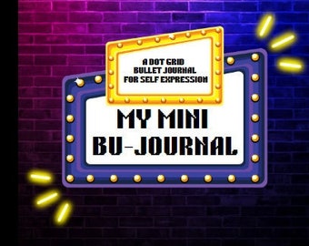 My Mini Bu-Journal - Black and Neon Brick