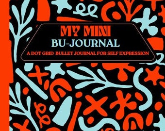 My Mini Bu-Journal - Boho Black/Red/Light Blue