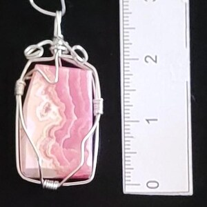 Rhodochrosite pendant