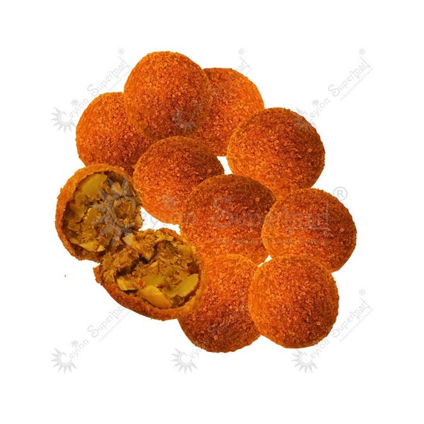 Bakery Fresh Fried Sri Lankan Style Fish Cutlets 10 Pieces | FREE UK Delivery