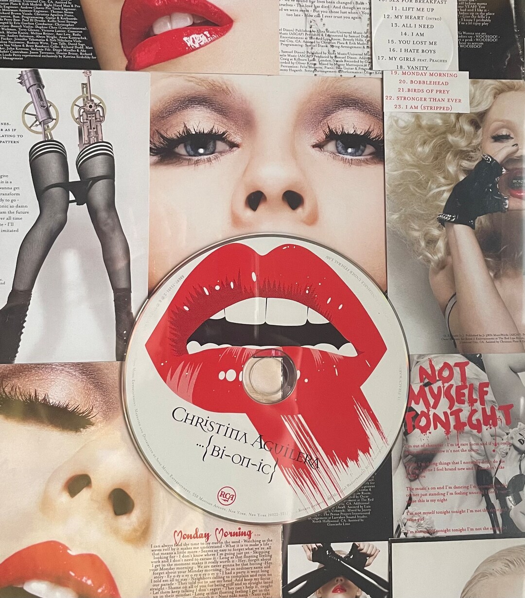 Christina Aguilera Bionic CD Collage - Etsy