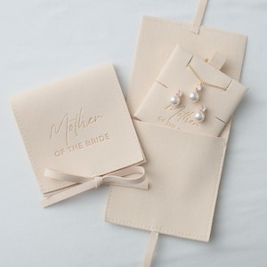 Geschenk für die Mutter der Braut, Schmuck für die Mutter des Bräutigams, Kleid der Mutter der Braut, Brautjungferngeschenke, Heiratsantrag, Gastgeschenke, Perlenohrstecker für Mama